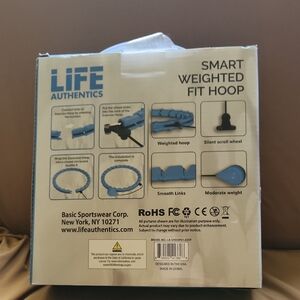 Blue Smart Weighted Fit Hoop